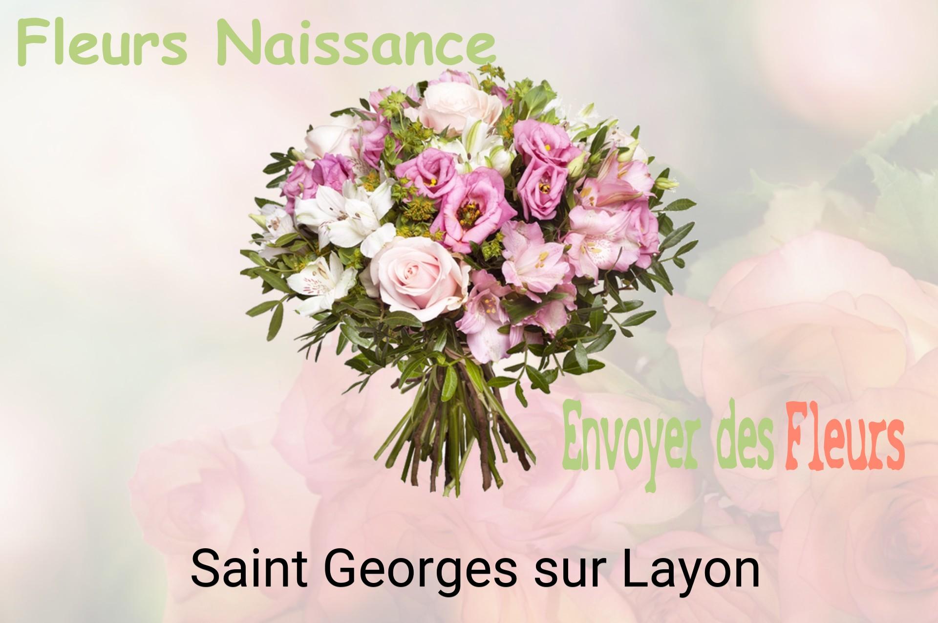 Bouquet de fleurs de naissance livré à Saint-Georges-sur-Layon